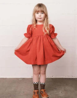 NobleKids Noble Organic Franny Dress - Paprika