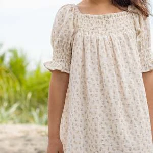 Beet WorldKids Beet World Olivia Dress - Buttercup Gauze - Image 4