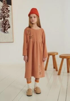 Weekend House KidsKids Weekend House Kids Peggy Dress - Brick