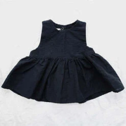 Pequeno ToconKids Pequeno Tocon Baby Top Dress - Black