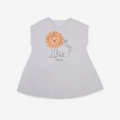 Bobo ChosesKids Bobo Choses Pet A Lion Dress - Quiet Gray