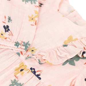 Petit BateauKids Petit Bateau Baby Coucou Dress - Saline Pink Floral - Image 3