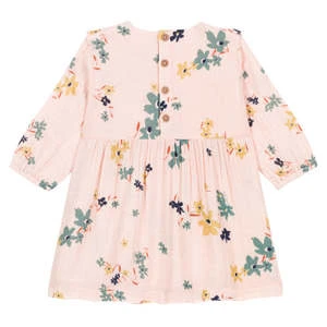 Petit BateauKids Petit Bateau Baby Coucou Dress - Saline Pink Floral - Image 2