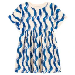 Petit BateauKids Petit Bateau Child Louma Dress - Blue Waves Print
