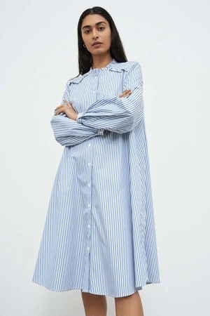 KowtowPoppy Dress - Blue Stripe - Image 2