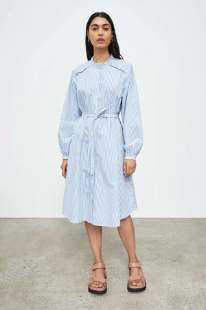 KowtowPoppy Dress - Blue Stripe