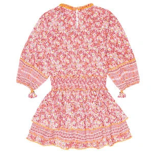Poupette St BarthKids Poupette St Barth Ariel Mini Dress - Light Pink Paquerette - Image 2