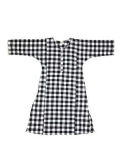 PunkwaspBeach Tunic Dress - Black/White Gingham