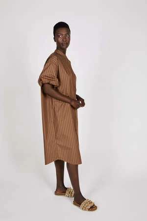 Intentionally BlankRida Dress - Coffee - Image 3