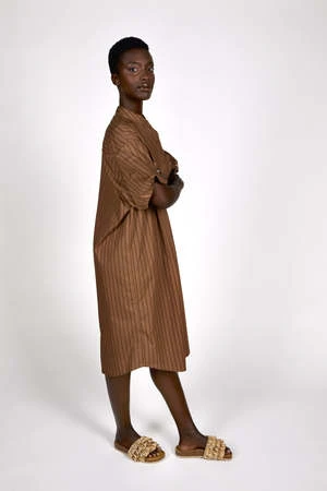 Intentionally BlankRida Dress - Coffee