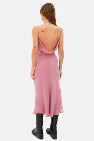 For Love & LemonsRuby Midi Dress - Mauve/Pink