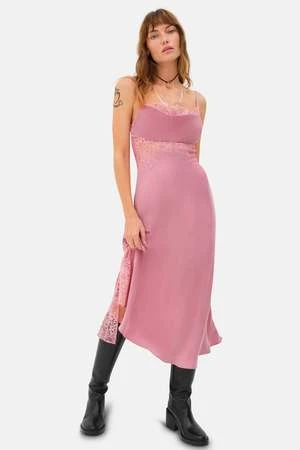 For Love & LemonsRuby Midi Dress - Mauve/Pink - Image 4