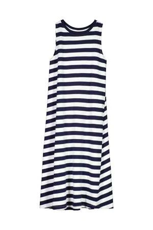 KowtowRugby Tank Swing Dress - Navy/White Stripe - Image 7