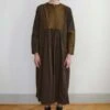 Tidy Street General StoreRunaway Bicycle Panelled Dress - Brown