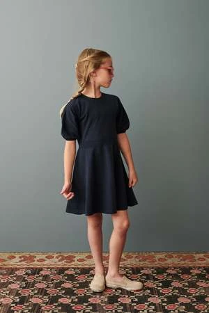 CaramelKids Caramel Soybean Dress - Navy