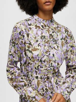 SelectedFemme Katrin Dress - Sandshell - Image 5