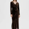 SelectedFemme Tara Dress - Copper Brown