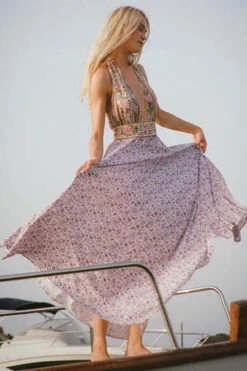 SPELL & THE GYPSY COLLECTIVESienna Halter Maxi Dress - Lilac