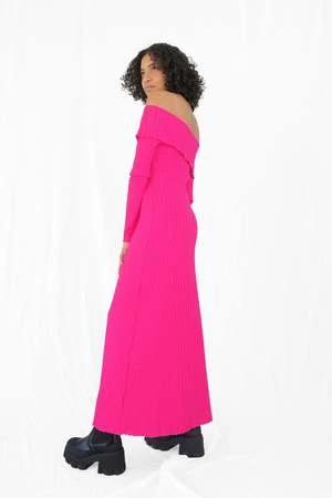 Simon MillerEspen Dress - Funky Fuchsia - Image 4
