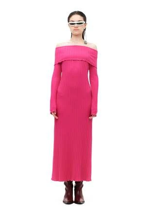 Simon MillerEspen Dress - Funky Fuchsia - Image 5