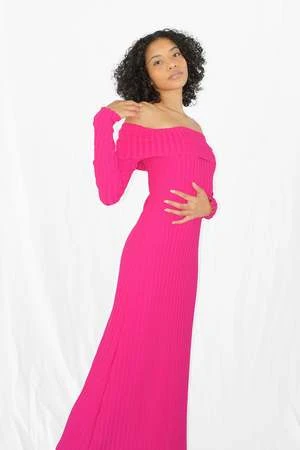 Simon MillerEspen Dress - Funky Fuchsia - Image 3