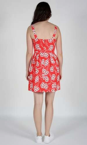 Birds Of North AmericaStarfrontlet Dress - Red Daisies - Image 4