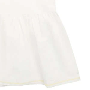 STELLA MCCARTNEYKids STELLA MCCARTNEY Child Dress - White With Parrots Embroidery - Image 4