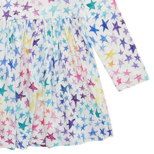 STELLA MCCARTNEYKids STELLA MCCARTNEY Child Scribble Stars Dress - Multicolour - Image 4