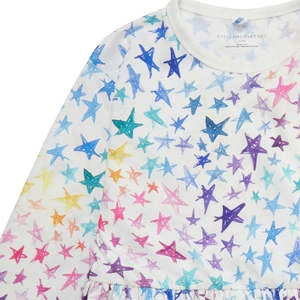 STELLA MCCARTNEYKids STELLA MCCARTNEY Child Scribble Stars Dress - Multicolour - Image 3
