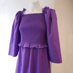 Sea New YorkTabitha Smocked Dress - Grape
