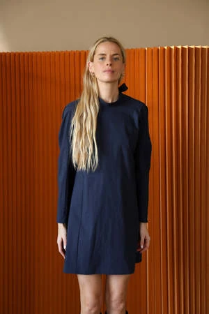 Juliette FabbriTea Dress - Navy - Image 7