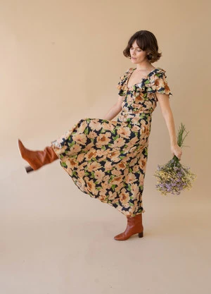 The Great.The Parish Dress - Multi - Image 2