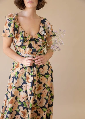 The Great.The Parish Dress - Multi - Image 4