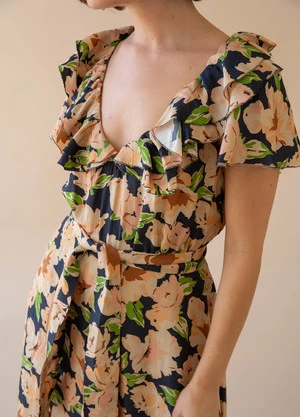 The Great.The Parish Dress - Multi - Image 5