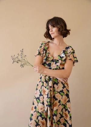 The Great.The Parish Dress - Multi - Image 3