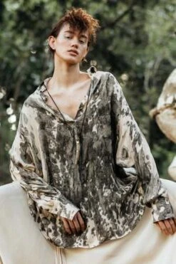 The Keep StoreMoth Shirt Dress - Gray