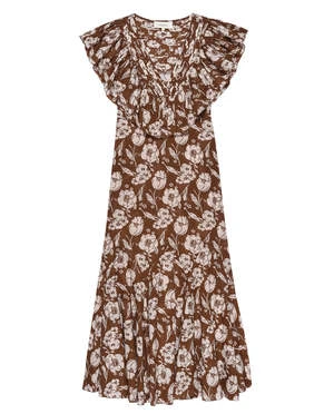 The Great.The Renaissance Dress - Hickory Whisper Floral - Image 6