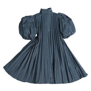 TiA CiBANiKids Tia Cibani Child Harriet Pleated Frock Dress - River - Image 2