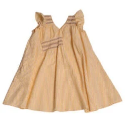TiA CiBANiKids Tia Cibani Pia Dropped Waist Dress - Yield Yellow