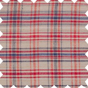 Beet WorldKids Beet World Long Sleeves Dress With Lace Trim - Red/Blue Check - Image 6