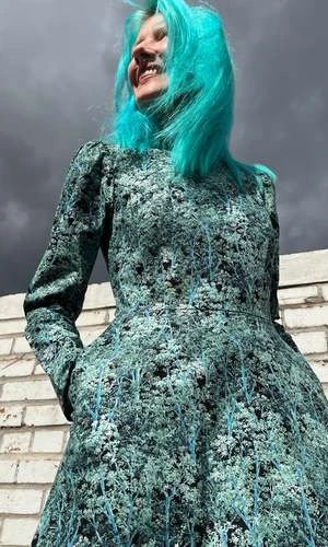 Birds Of North AmericaTopaz Dress - Ice Storm