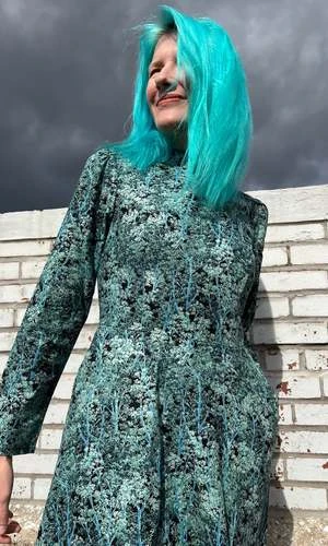 Birds Of North AmericaTopaz Dress - Ice Storm - Image 4