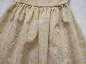 MakiéTrish Baby & Kid's Dress - Yellow / Pink Flower - Image 2