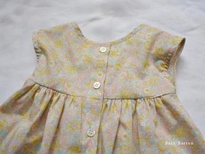 MakiéTrish Baby & Kid's Dress - Yellow / Pink Flower - Image 3