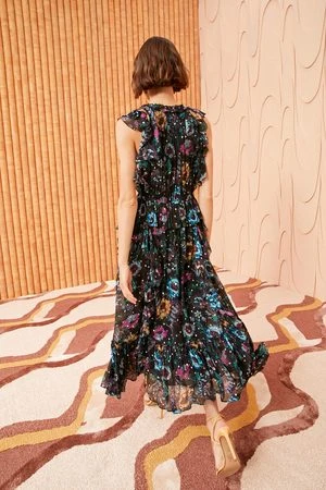 Ulla JohnsonAdrienne Dress - Black Iris - Image 4