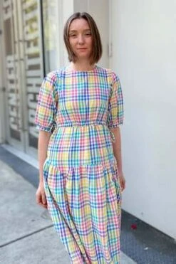 RUJUTA SHETHValeria Dress - League Chex