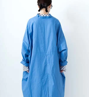 VeritecoeurLong Shirt Dress - Royal Blue - Image 2