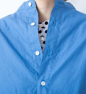 VeritecoeurLong Shirt Dress - Royal Blue - Image 3