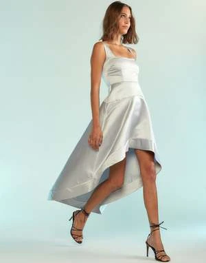 CYNTHIA ROWLEYVioletta Dress - Silver - Image 2